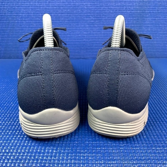 SKECHERS AIR-COOLED Women`s Size 10 Navy Blue Grey Comfort Shoes SN 158184 - Picture 4 of 8